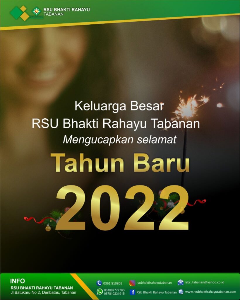Happy New Year 2022 | RSU Bhakti Rahayu Tabanan